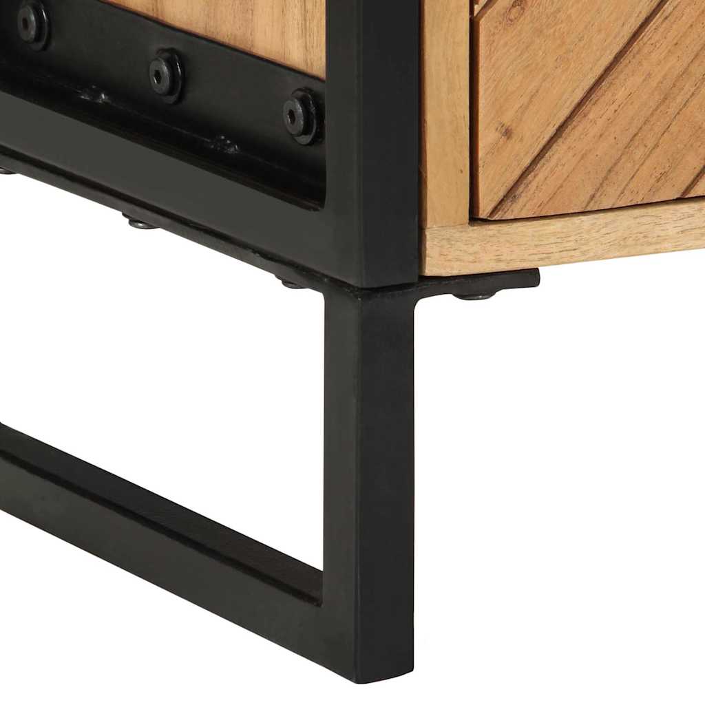 vidaXL Κομοδίνο 40x30x50 cm Μασίφ Ξύλο Ακακίας