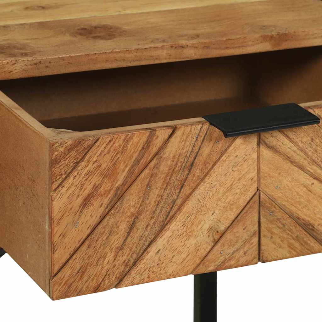 vidaXL Κομοδίνο 40x35x50 εκ Μασίφ ξύλο ακακίας