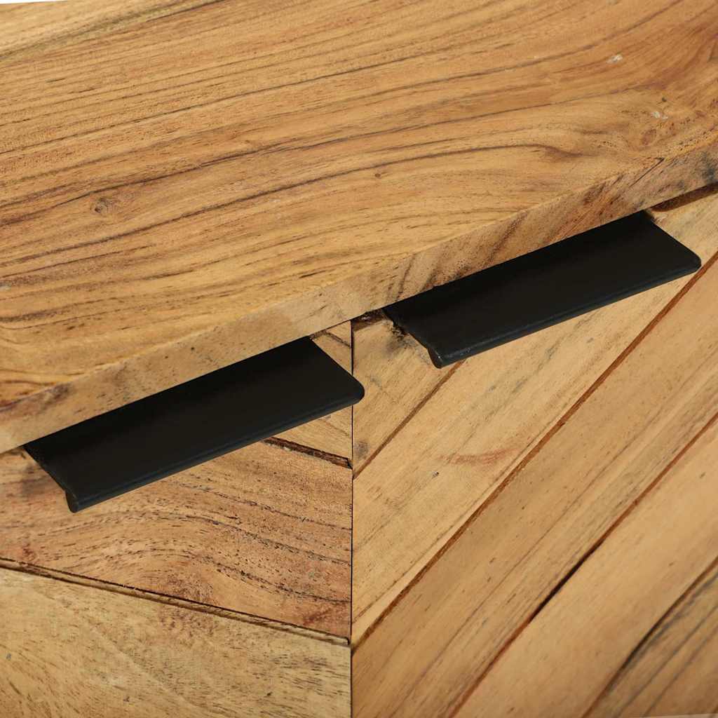 vidaXL Πλαϊνό Γραφείο Καφέ 70 x 35 x 75 εκ Μασίφ ξύλο ακακίας