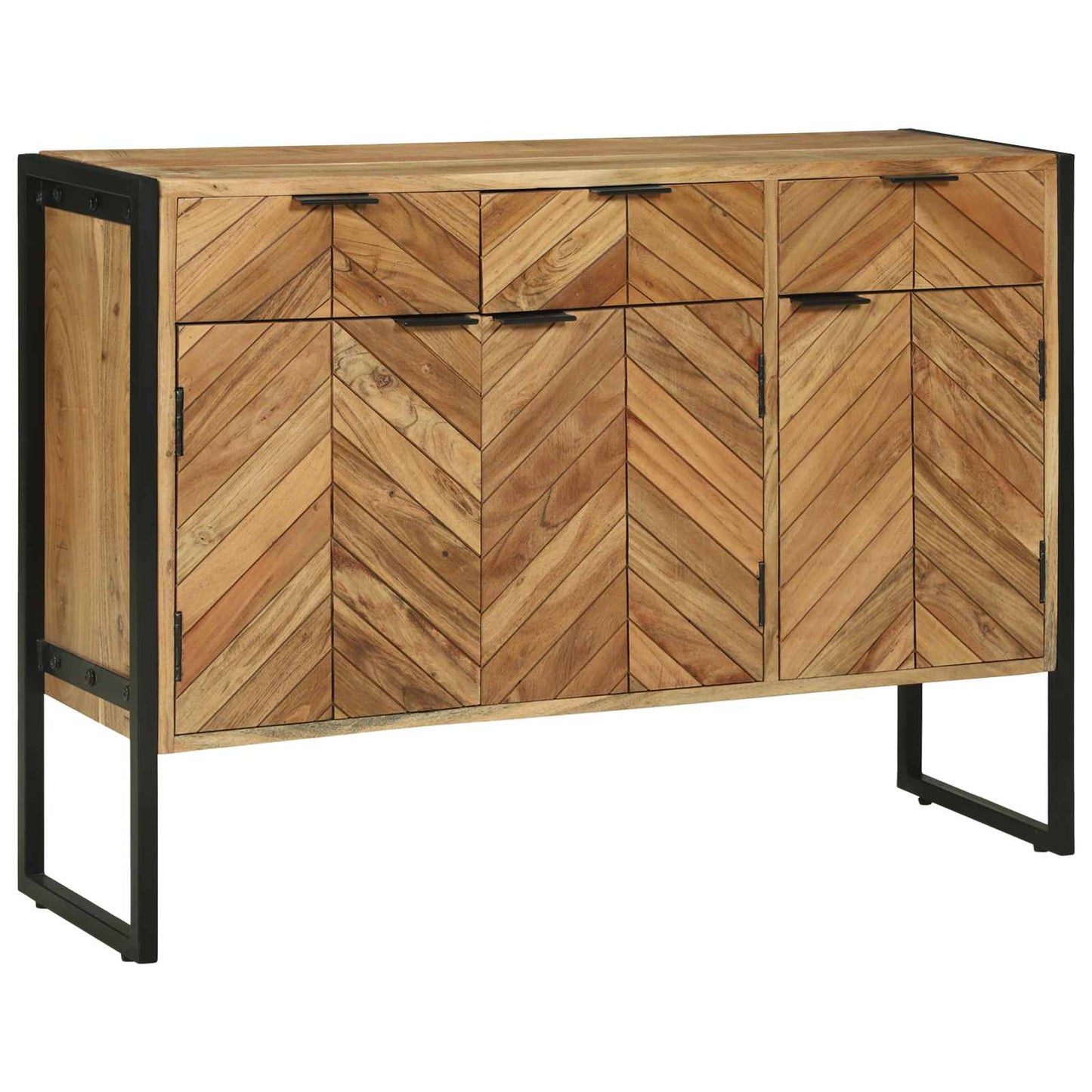 vidaXL Πλαϊνό γραφείο 100 x 30 x 75 εκ Μασίφ ξύλο ακακίας