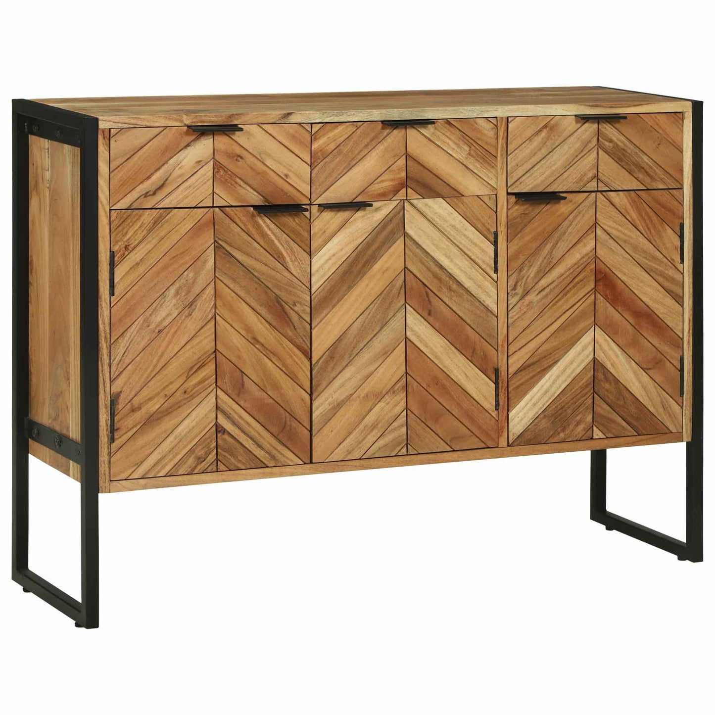 vidaXL Πλαϊνό γραφείο 100 x 30 x 75 εκ Μασίφ ξύλο ακακίας