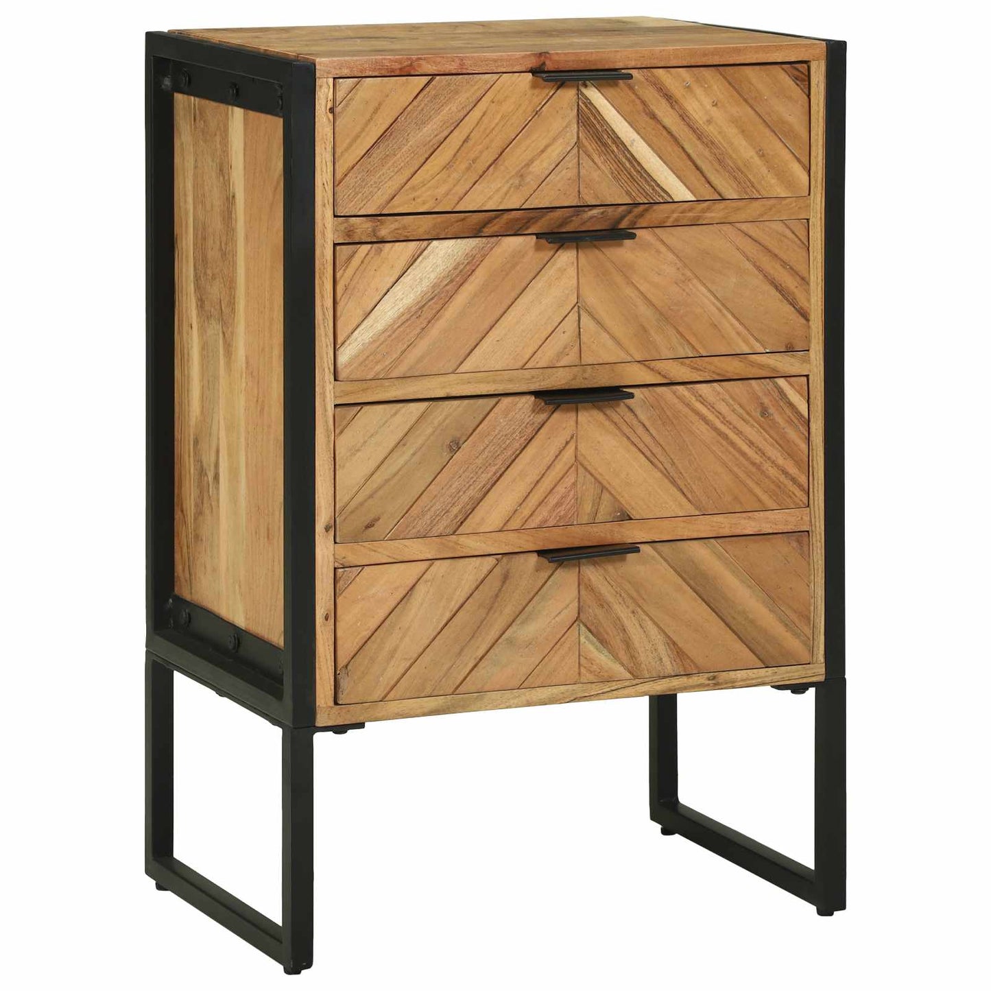 vidaXL Πλαϊνό γραφείο 50 x 35 x 75 εκ. Μασίφ ξύλο ακακίας