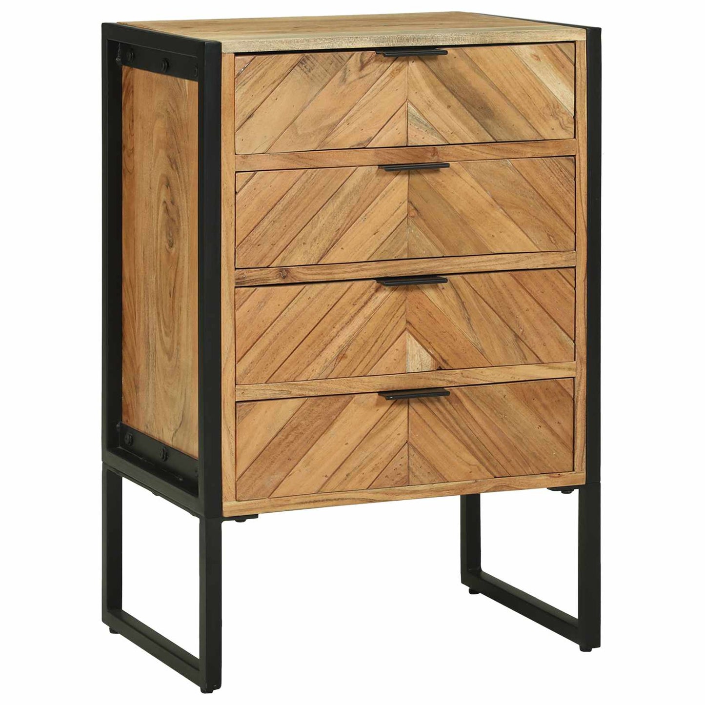 vidaXL Πλαϊνό γραφείο 50 x 35 x 75 εκ. Μασίφ ξύλο ακακίας