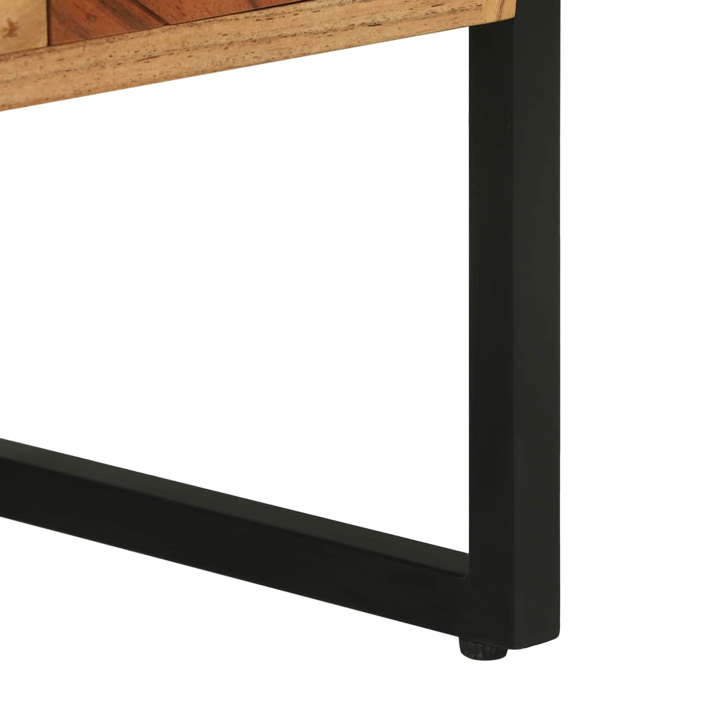 vidaXL Ντουλάπι TV Καφέ 100 x 35 x 50 εκ Στερεό Ξύλο Ακακίας