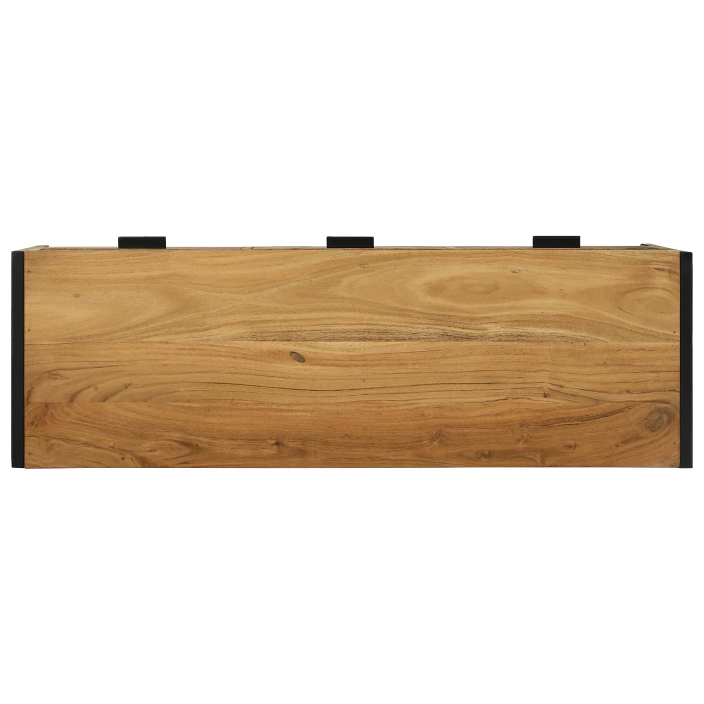 vidaXL Ντουλάπι TV Καφέ 100 x 35 x 50 εκ Στερεό Ξύλο Ακακίας