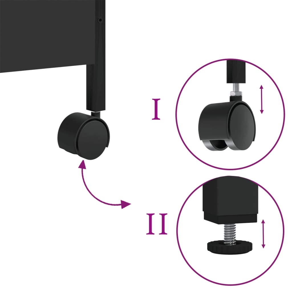 vidaXL Τρόλεϊ Κουζίνας Καπνιστή Δρυς 45x35x89,5 εκ Επεξεργασμένο Ξύλο