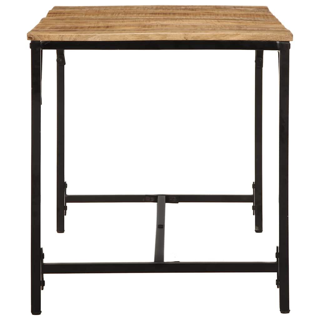 vidaXL Τραπεζαρία 140 x 70 x 75 εκ. από Μασίφ Ακατέργαστο Ξύλο Μάνγκο