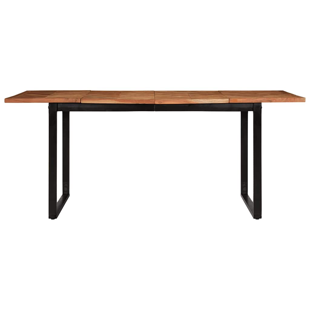 vidaXL Τραπεζαρία Κήπου 180 x 90 x 75 εκ. από Μασίφ Ξύλο Ακακίας