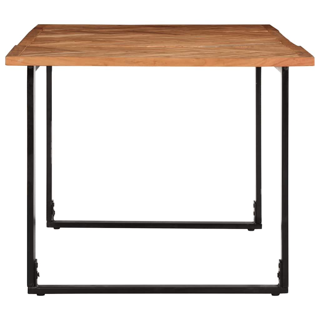 vidaXL Τραπεζαρία Κήπου 180 x 90 x 75 εκ. από Μασίφ Ξύλο Ακακίας