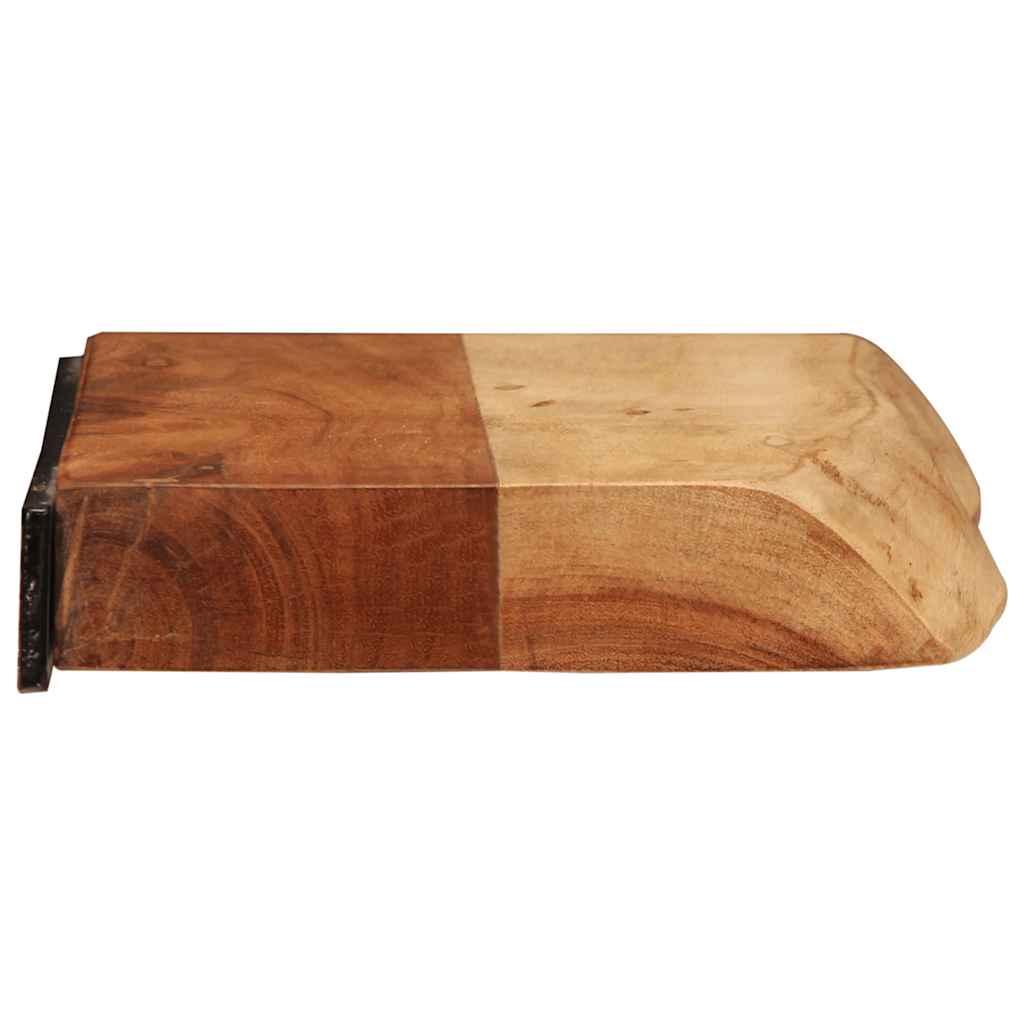 vidaXL Ράφια Τοίχου 2 τεμ. 40x20x3,5 εκ. από Μασίφ Ξύλο Ακακίας