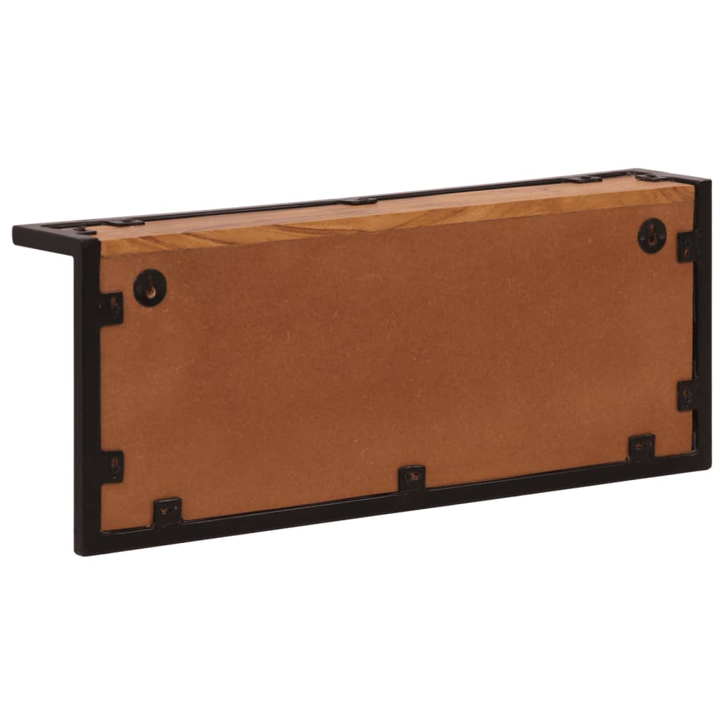 vidaXL Κρεμάστρα Τοίχου με 6 Γάντζους από Μασίφ Ξύλο Ακακίας