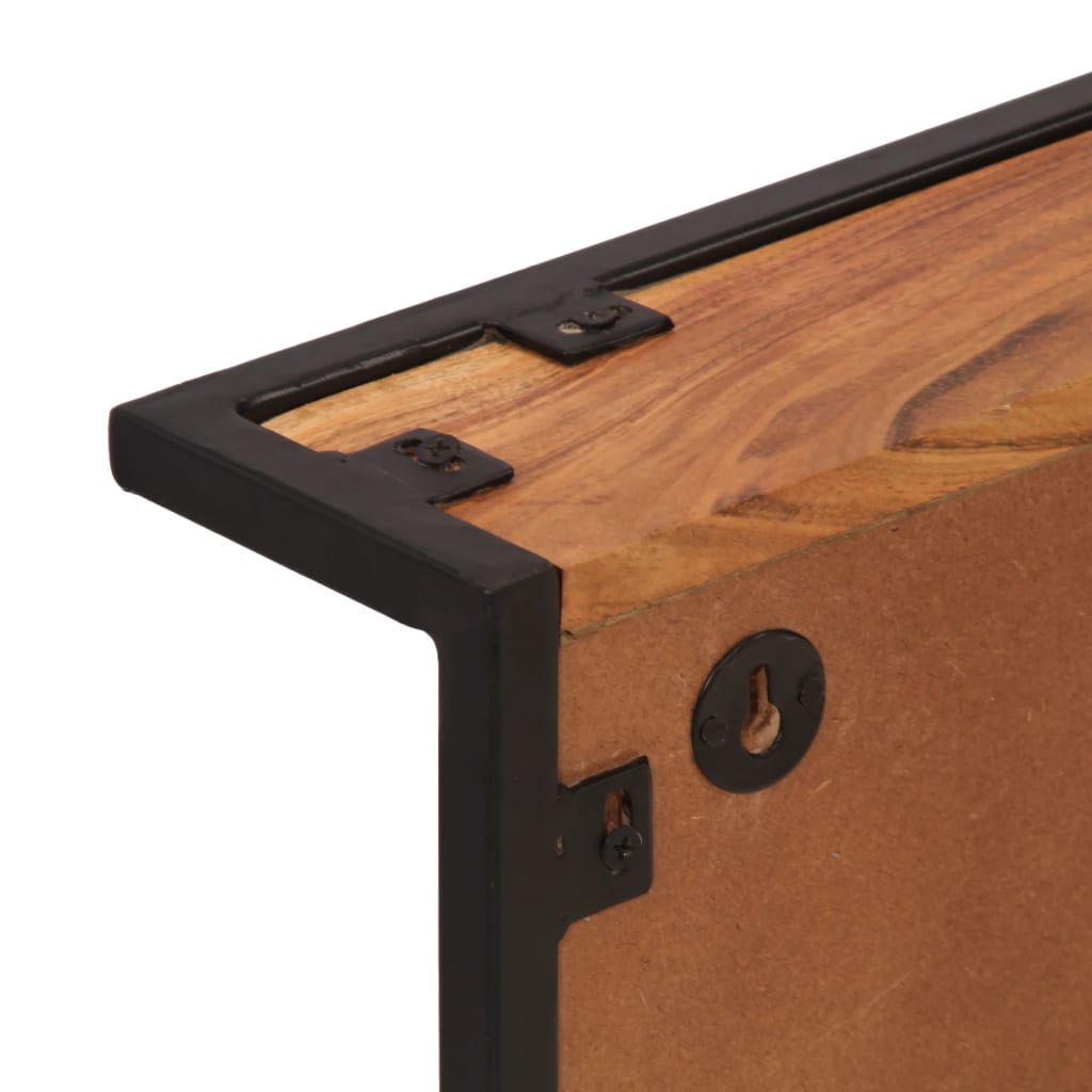 vidaXL Κρεμάστρα Τοίχου με 6 Γάντζους από Μασίφ Ξύλο Ακακίας