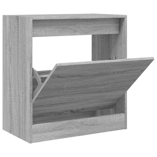 vidaXL Παπουτσοθήκη Γκρι Sonoma 60x34x63,5 εκ. από Επεξεργ. Ξύλο