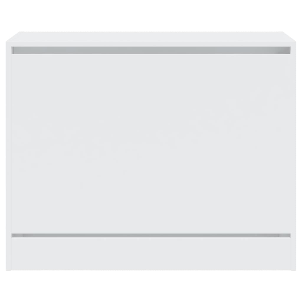 vidaXL Παπουτσοθήκη Λευκή 80x34x63 εκ. από Επεξεργασμένο Ξύλο