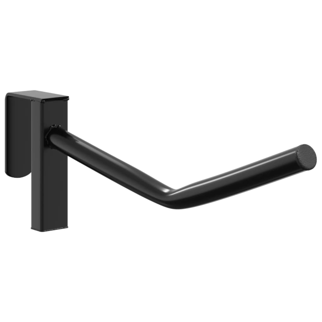 vidaXL Καβαλέτο Σέλας με Γάντζο για Χαλινάρι Φορητό Μαύρο Σιδερένιο