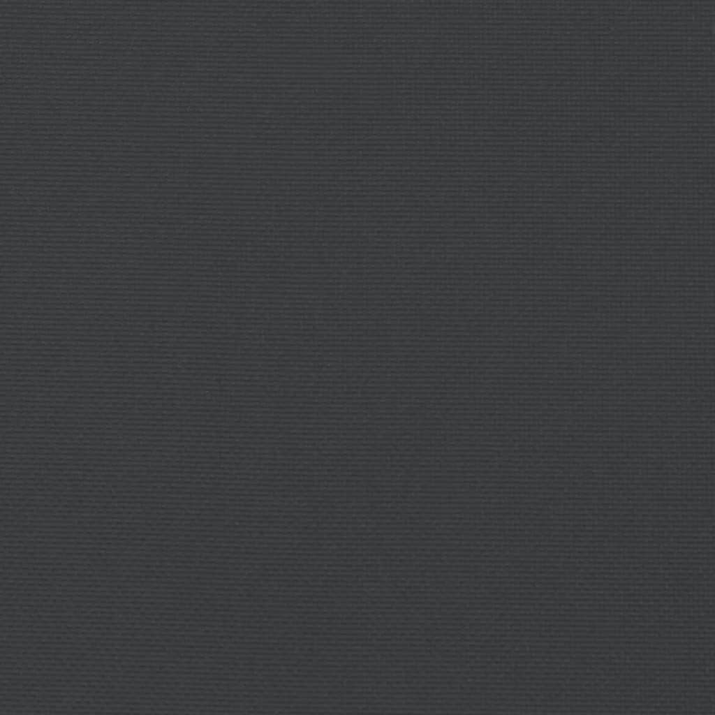 vidaXL Μαξιλάρια Καρέκλας με Πλάτη 4 τεμ. Μαύρα από Ύφασμα Oxford