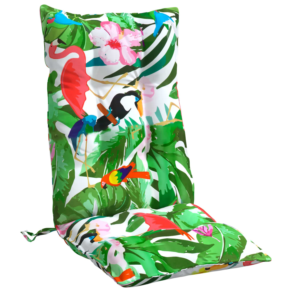 vidaXL Μαξιλάρια Καρέκλας με Ψηλή Πλάτη 2 τεμ. Πολύχρωμα Ύφασμα Oxford