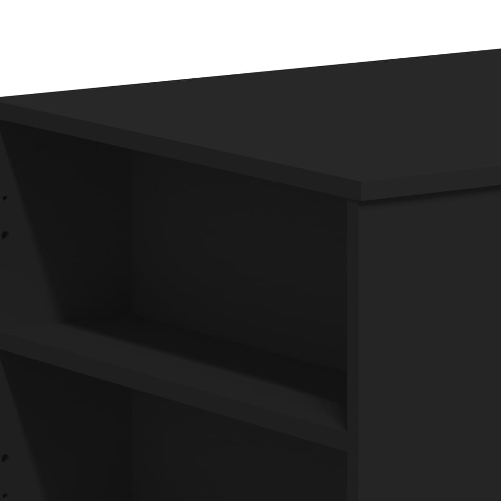 vidaXL Τραπεζάκι Σαλονιού Μαύρο 102 x 55 x 42 εκ. από Επεξεργ. Ξύλο