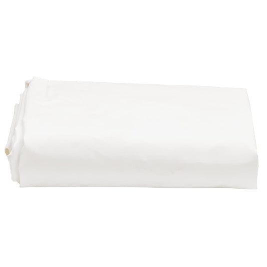 vidaXL Μουσαμάς Λευκός 1,5 x 2,5 μ. 650 γρ./μ²