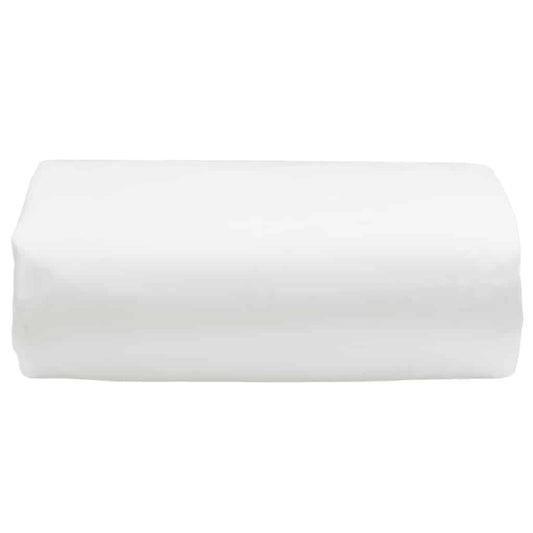 vidaXL Μουσαμάς Λευκός 6 x 8 μ. 650 γρ./μ²