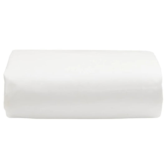 vidaXL Μουσαμάς Λευκός 5 x 8 μ. 650 γρ./μ²