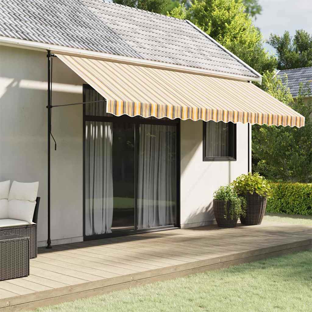 vidaXL Ανταλλακτικό Ύφασμα Τέντας Πολύχρωμο 450x350 εκ. Πολυεστέρας