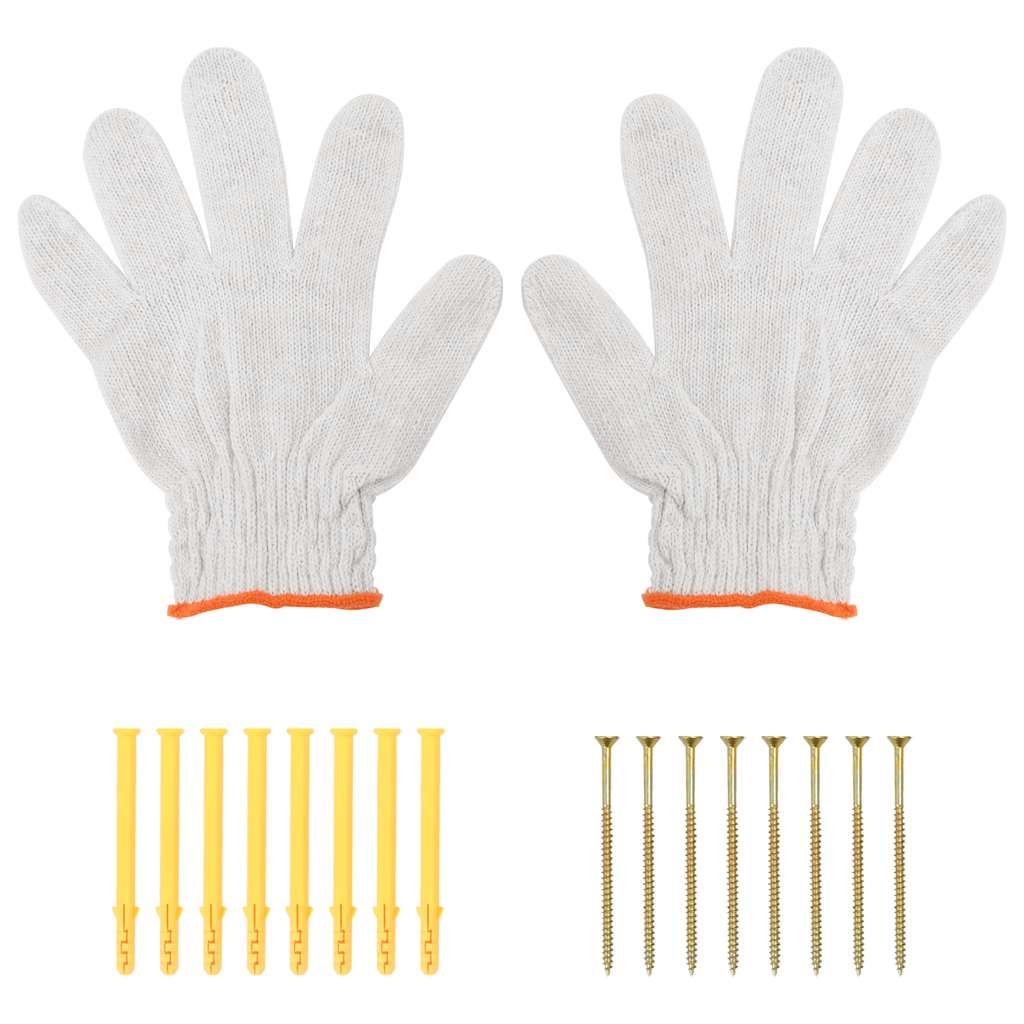 vidaXL Στηρίγματα Ραφιών 4 Τεμ. Ασημί 30x2,5x15,5 Ανοξείδωτο Μαύρο