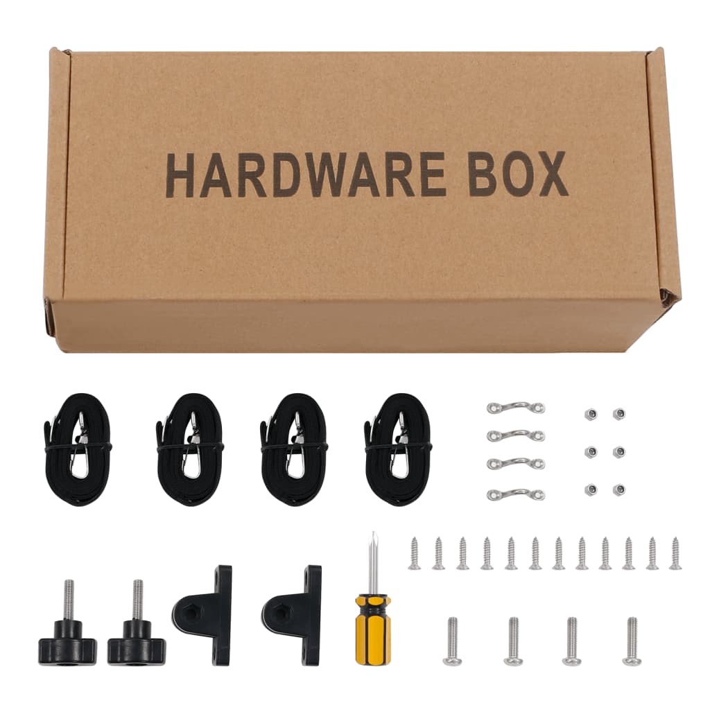 vidaXL Τέντα Σκάφους με 2 Αψίδες Γκρι 150x120x110 εκ.