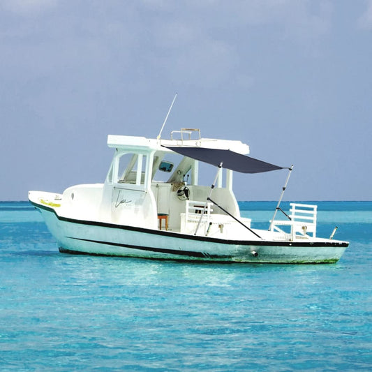 vidaXL Επέκταση Σκιάστρου Σχήμα Τ Ναυτικό Μπλε 170x208x(115-183) εκ.