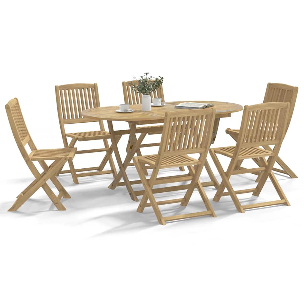 vidaXL Καρέκλες Κήπου Πτυσσόμενες 6 τεμ. 44x50x88 εκ. Μασίφ Ακακία