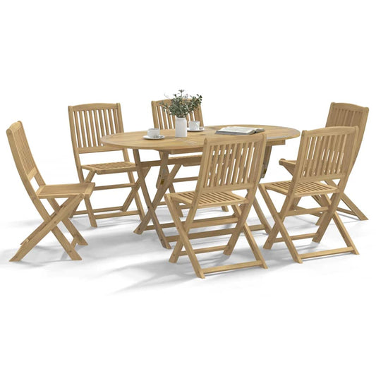 vidaXL Καρέκλες Κήπου Πτυσσόμενες 6 τεμ. 44x50x88 εκ. Μασίφ Ακακία