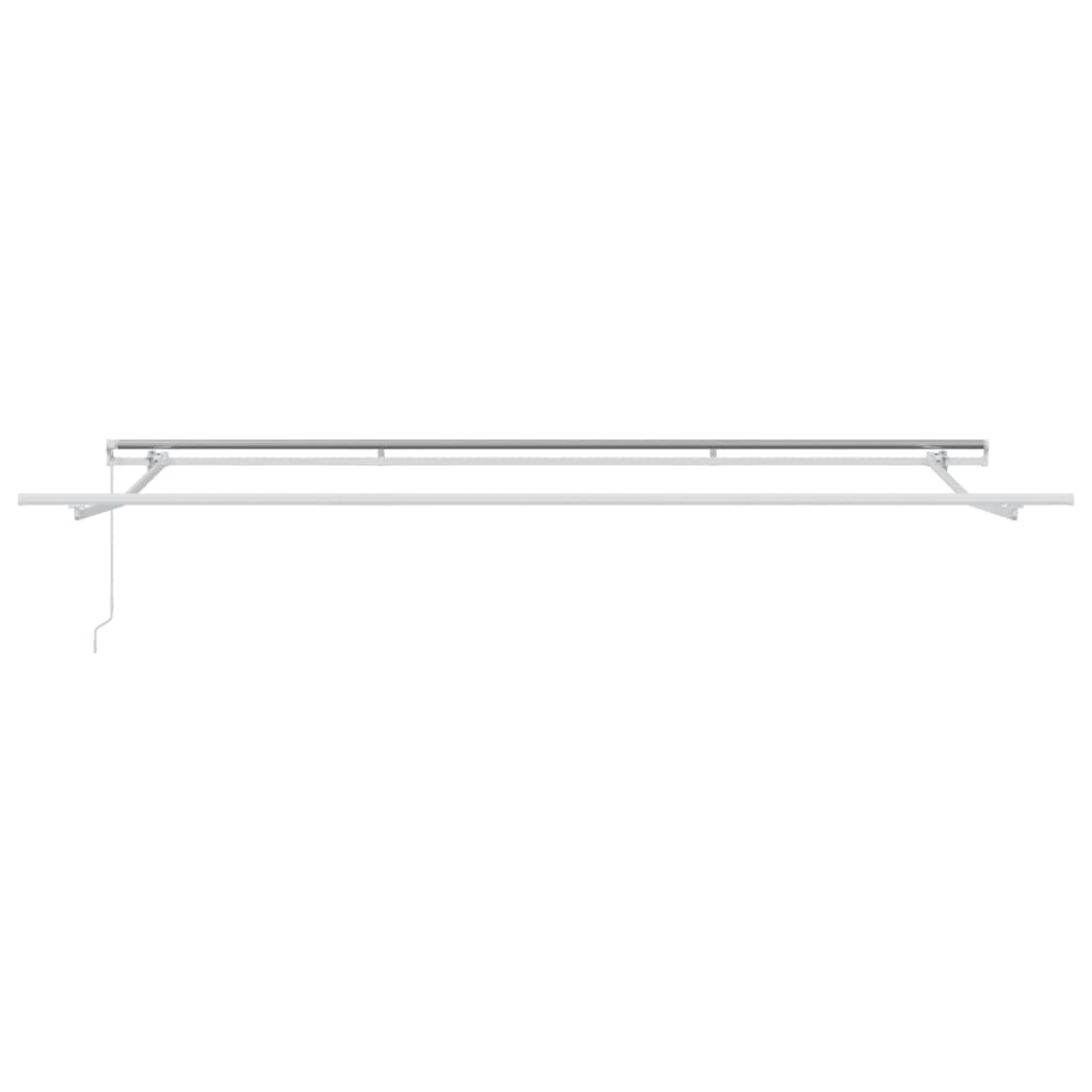 vidaXL Τέντα Πτυσσόμενη Χειροκίνητη Καφέ 400x300 εκ.