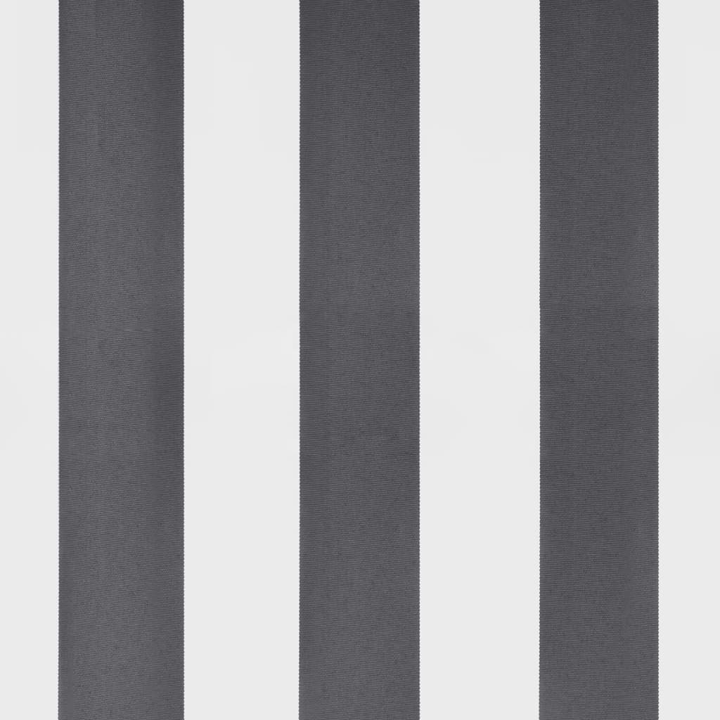 vidaXL Τέντα Πτυσσόμενη Χειροκίνητη με Ανθρακί / Λευκή 450x350 εκ.