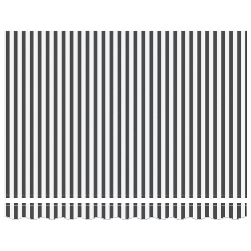 vidaXL Τέντα Πτυσσόμενη Ανθρακί / Λευκή 3 x 2,5 μ. Ύφασμα / Αλουμίνιο