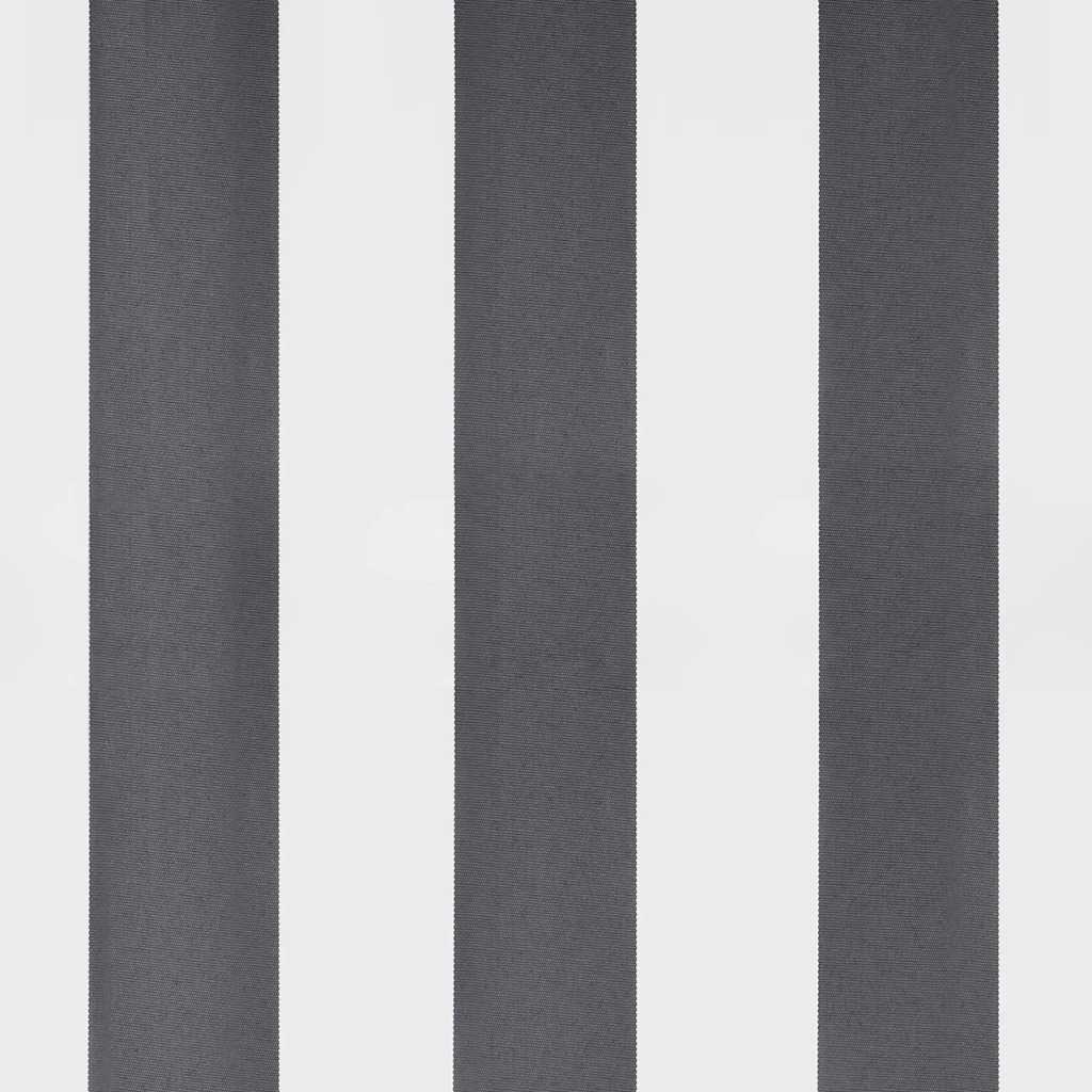 vidaXL Τέντα Πτυσσόμενη Ανθρακί και Λευκή 3,5x2,5μ. Ύφασμα / Αλουμίνιο