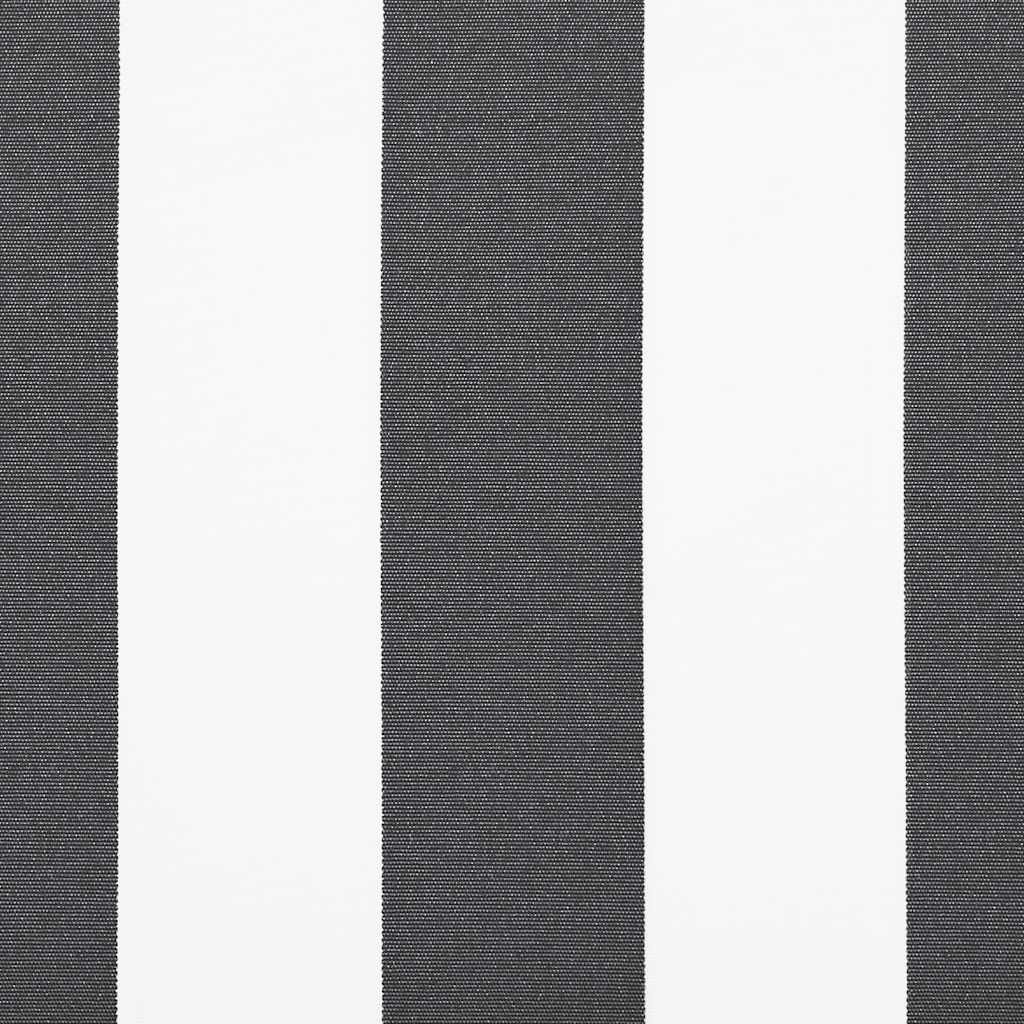 vidaXL Τέντα Πτυσσόμενη Ανθρακί / Λευκή 3 x 2,5 μ. Ύφασμα / Αλουμίνιο