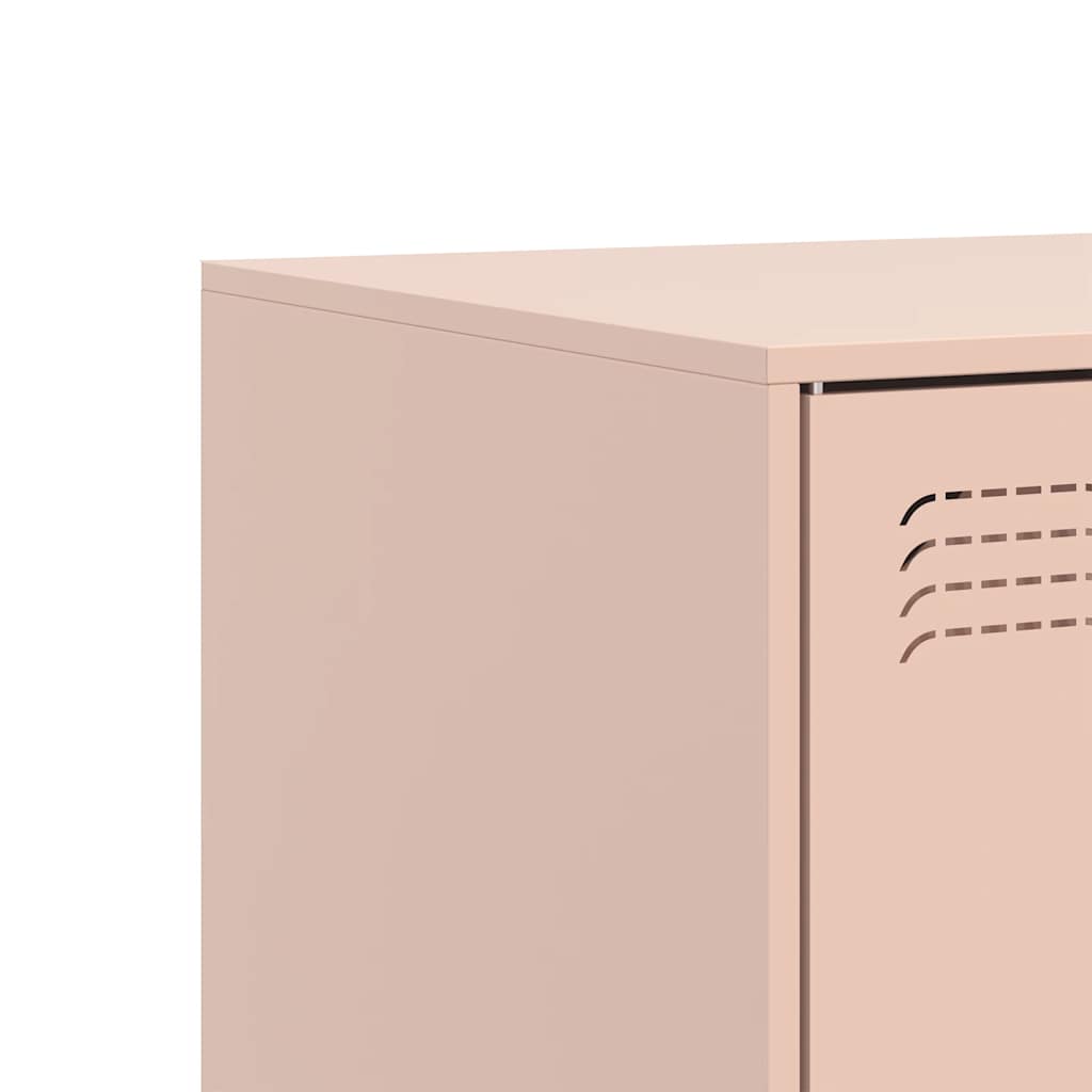 vidaXL Έπιπλο Τηλεόρασης Ροζ 67 x 39 x 44 εκ. από Χάλυβα