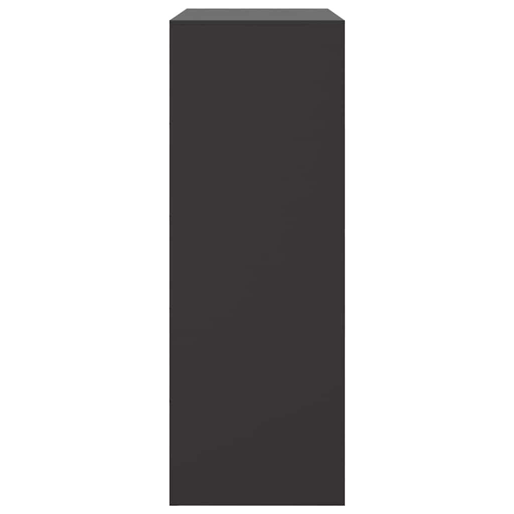 vidaXL Ντουλάπι Μαύρο 67x39x107 εκ. από Ατσάλι