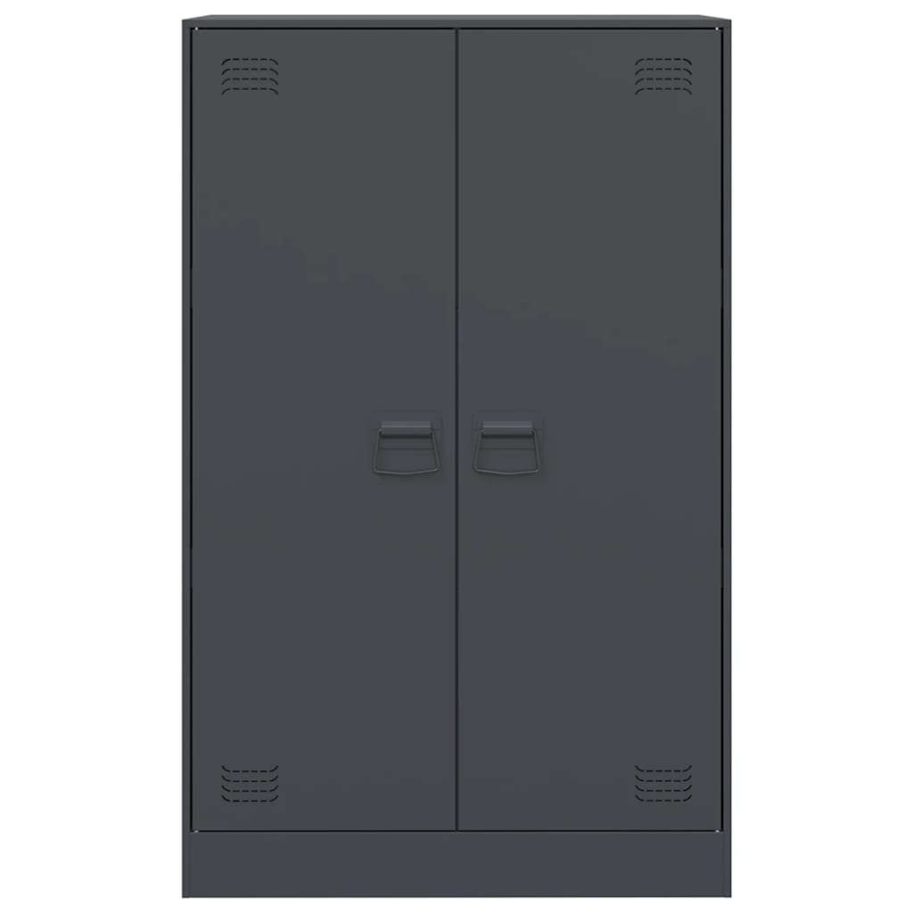 vidaXL Μπουφές Ανθρακί 67x39x107 εκ. από Ατσάλι