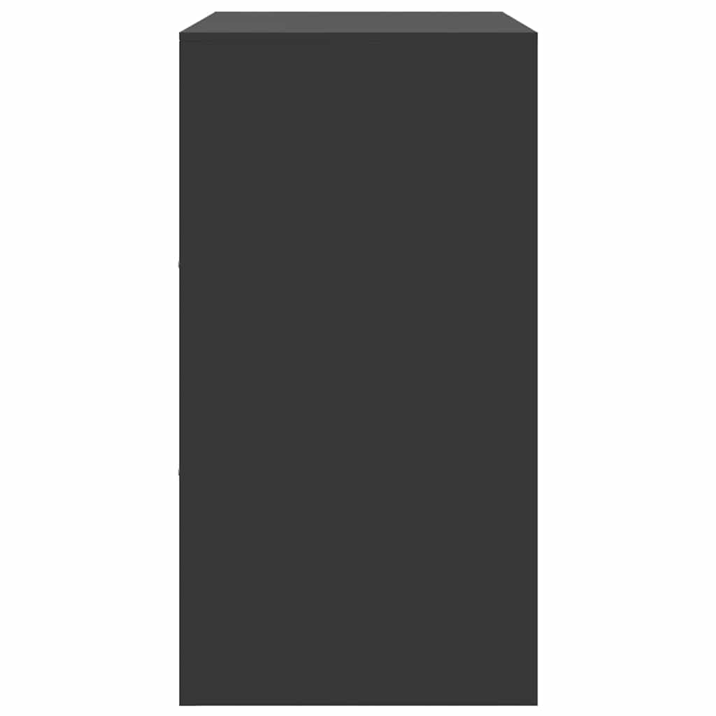 vidaXL Ντουλάπι Μαύρο 67 x 39 x 73 εκ. από Ατσάλι