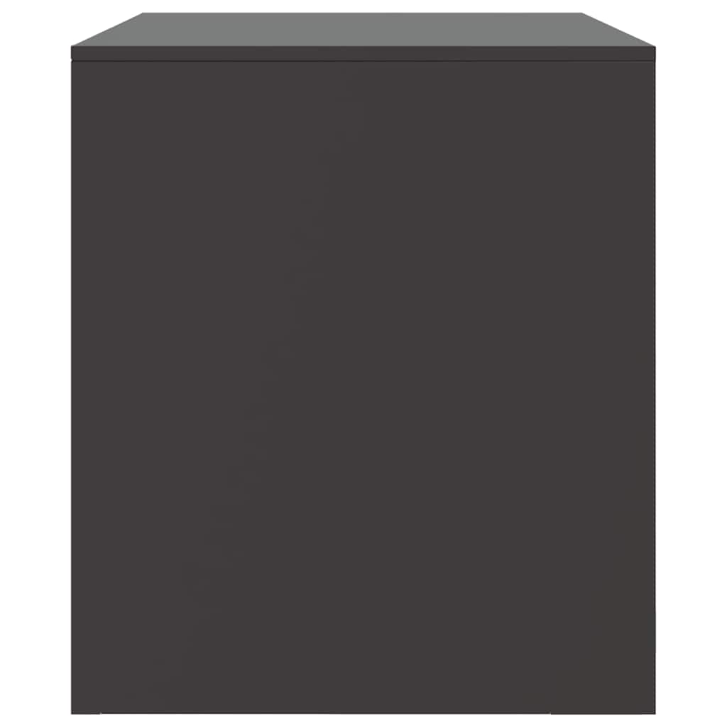 vidaXL Έπιπλα Τηλεόρασης 2 τεμ. Μαύρο 67 x 39 x 44 εκ. από Χάλυβα