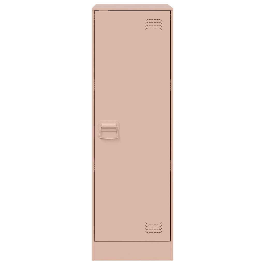 vidaXL Ντουλάπι Ροζ 34,5x39x107 εκ. από Ατσάλι