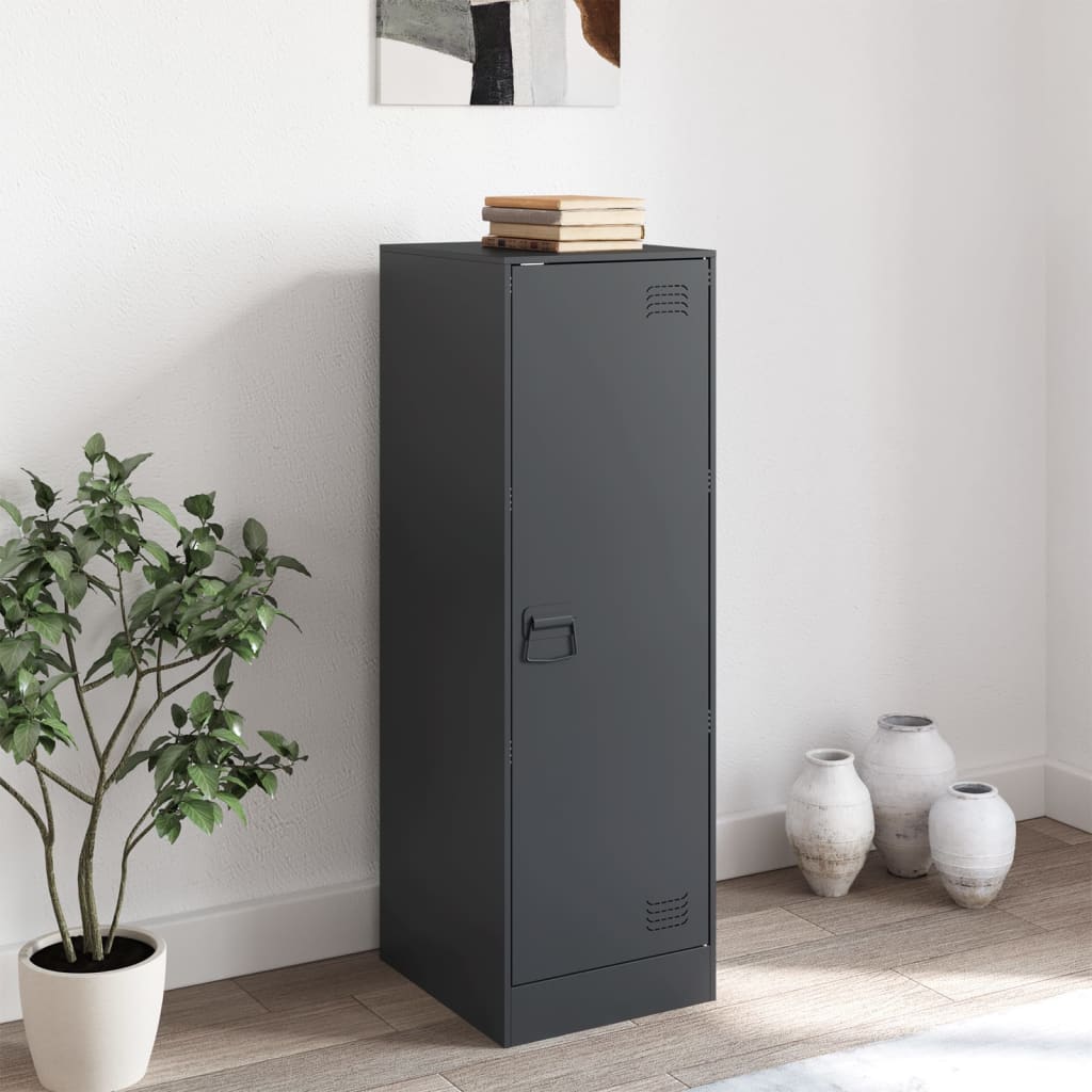 vidaXL Μπουφές Ανθρακί 34,5x39x107 εκ. από Ατσάλι