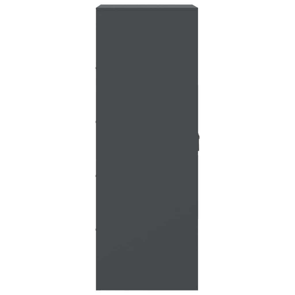 vidaXL Μπουφές Ανθρακί 34,5x39x107 εκ. από Ατσάλι