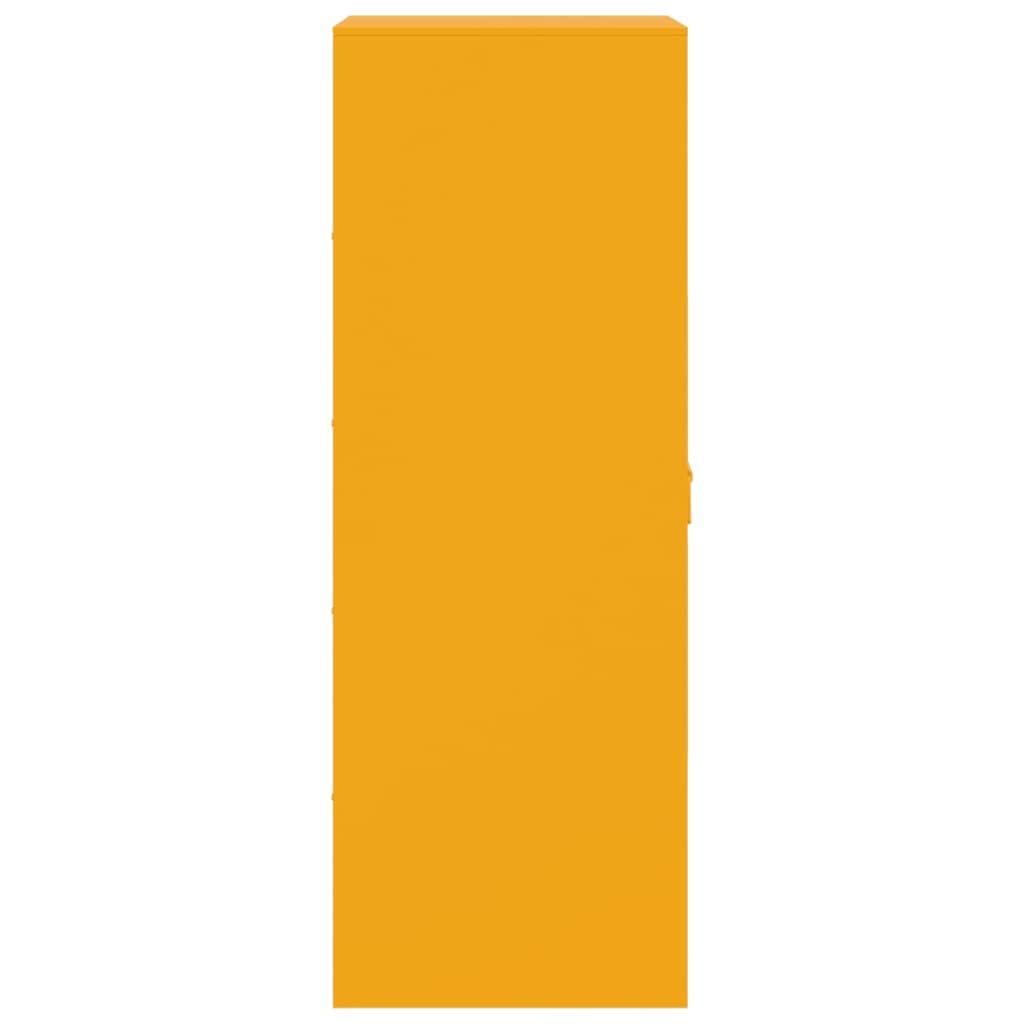 vidaXL Ντουλάπι Μουσταρδί 34,5x39x107 εκ. από Ατσάλι