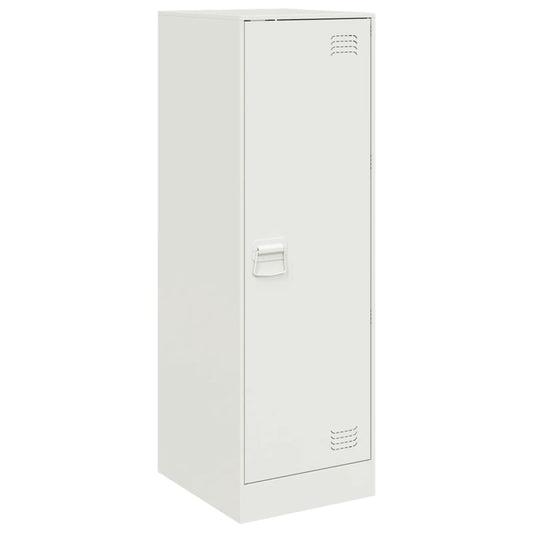 vidaXL Μπουφές Λευκός 34,5x39x107 εκ. από Ατσάλι