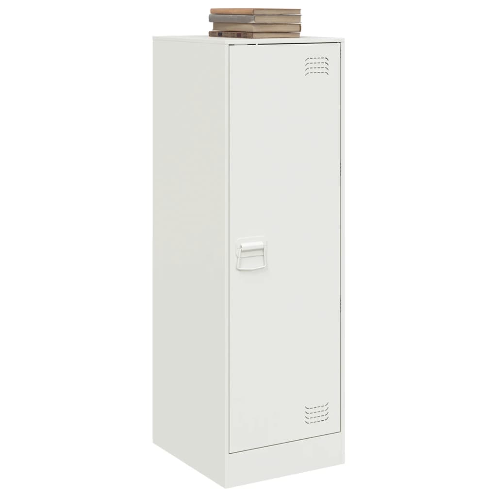 vidaXL Μπουφές Λευκός 34,5x39x107 εκ. από Ατσάλι