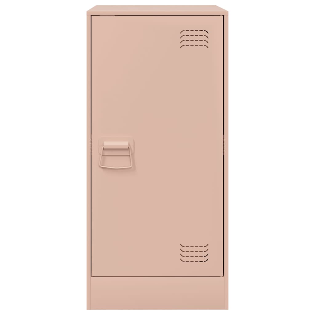 vidaXL Ντουλάπι Ροζ 34,5x39x73 εκ. από Ατσάλι