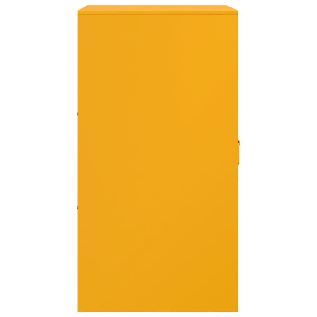 vidaXL Ντουλάπι Μουσταρδί 34,5x39x73 εκ. από Ατσάλι