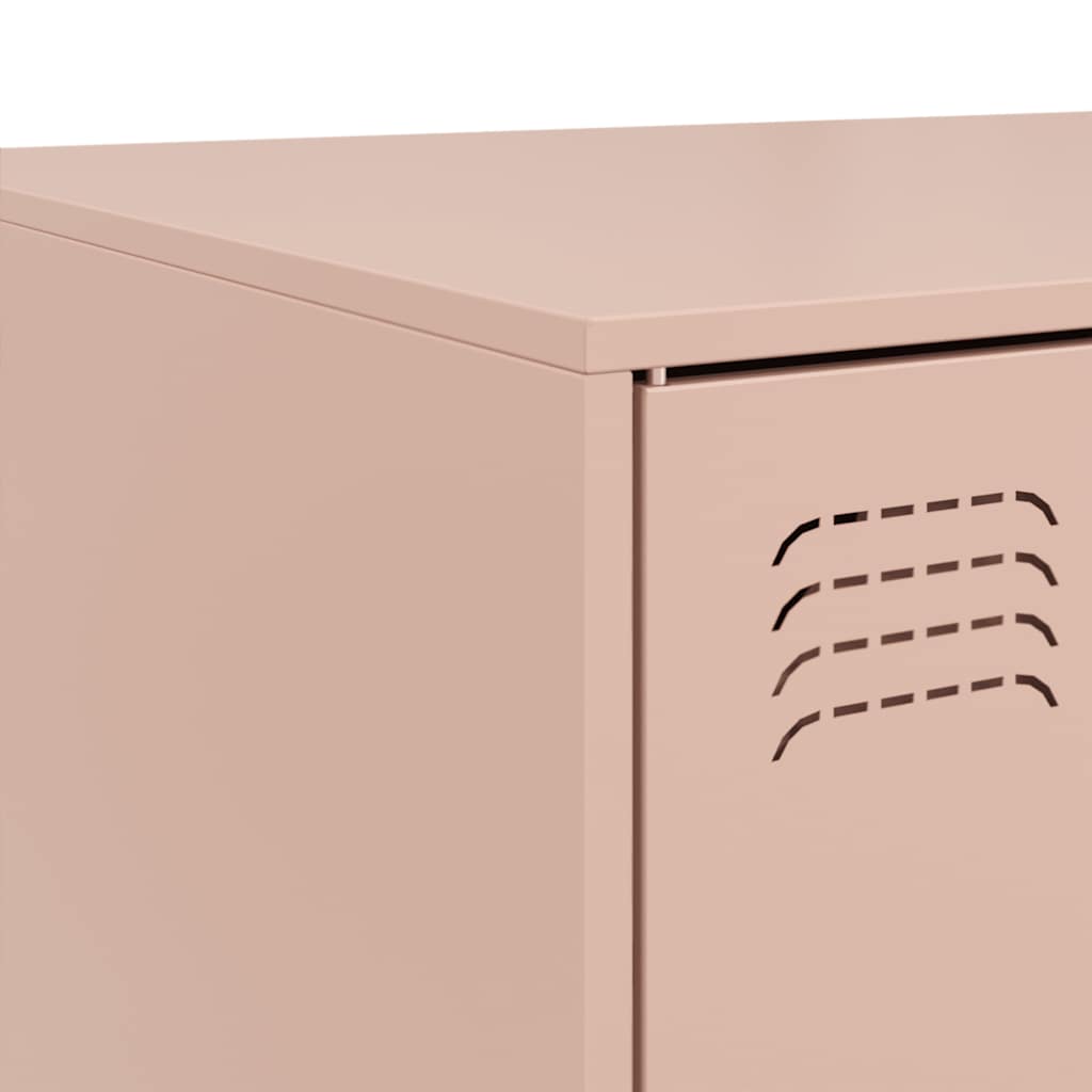 vidaXL Τραπεζάκι Σαλονιού Ροζ 67 x 50 x 44 εκ. από Ατσάλι